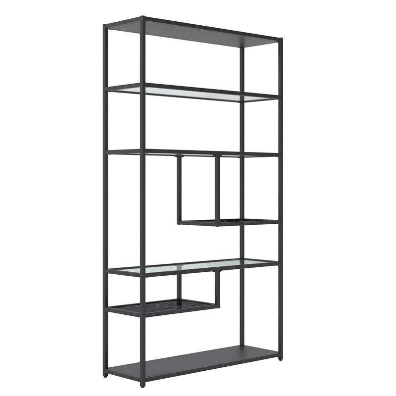 Black Marble Bookcase Etagere N163