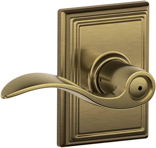 Matte Black Bed & Bath Privacy Door Lever Pack of 2 E178