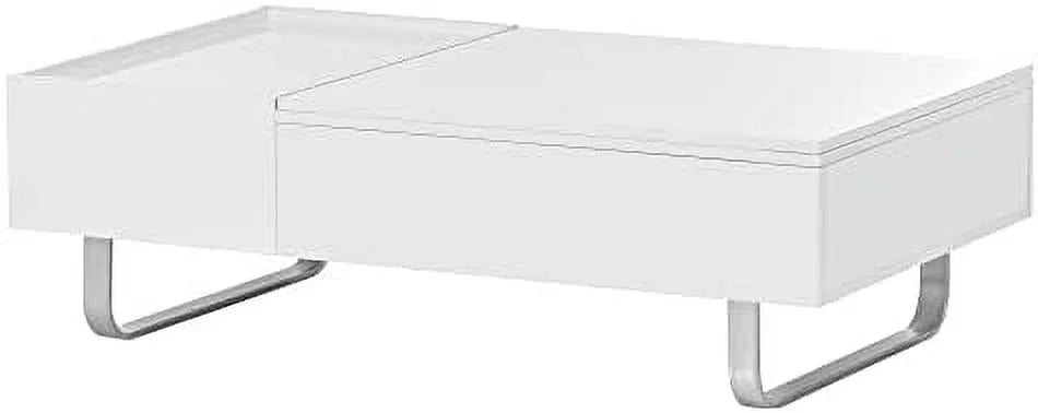 Lift Top Coffee Table with Hidden Compartment and Drawer U6609