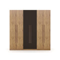 Grey Wardrobe Armoire Closet X839458