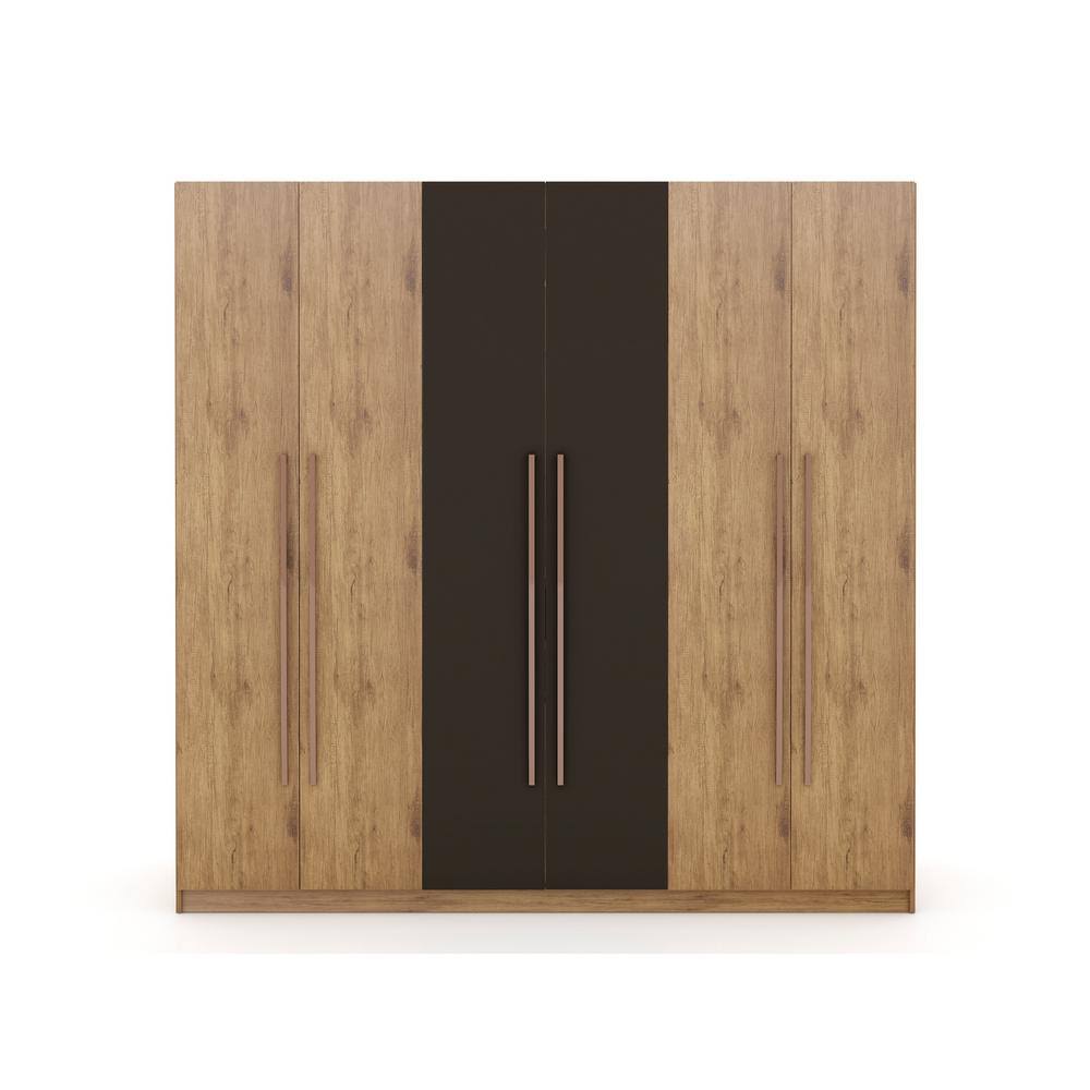 Grey Wardrobe Armoire Closet X839458