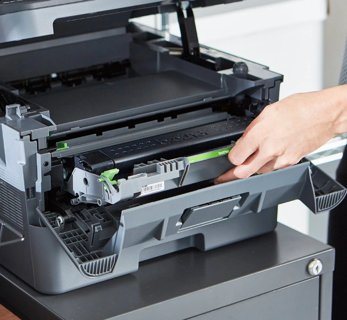 Monochrome Laser All-in-One Printer with Duplex Printing and Wireless Connectivity S9210