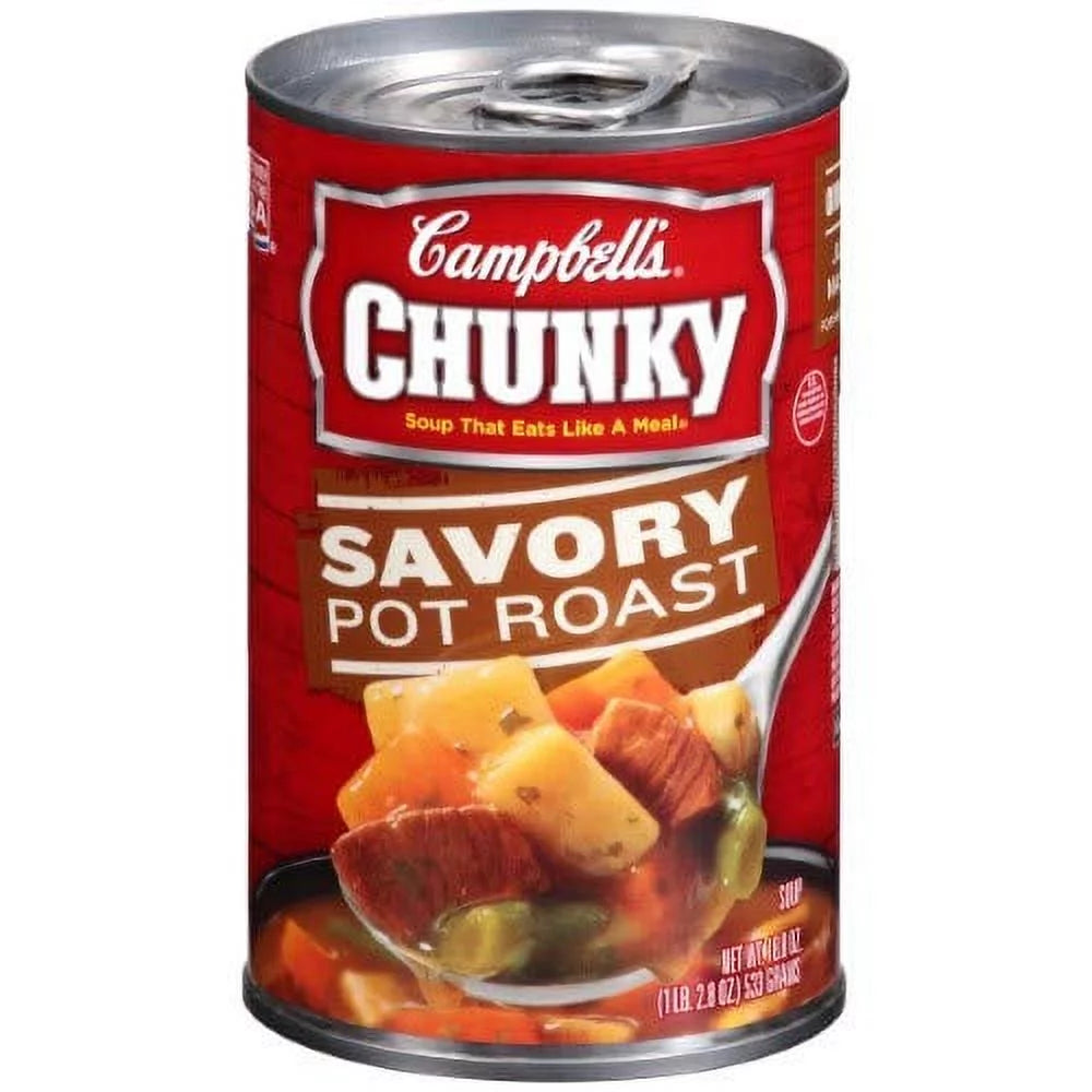 Savory Pot Roast Soup, 18.8 oz, Quantity of 3 V675830