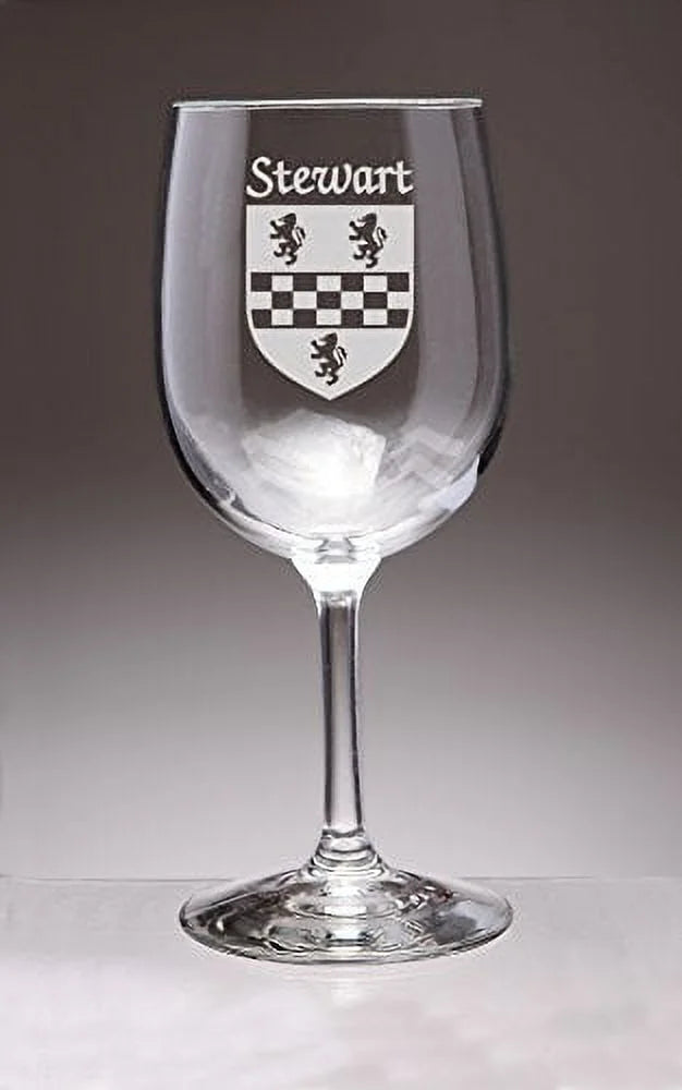 Irish Coat of Arms Wine Glasses Set of 4 B21722