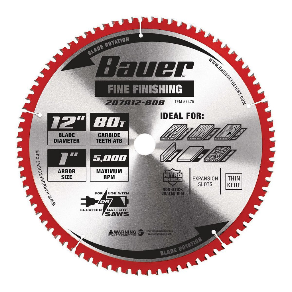 12 in. 80T Circular Saw Blade W5930