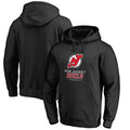 Men's Black Fitted Pullover Hoodie W76343