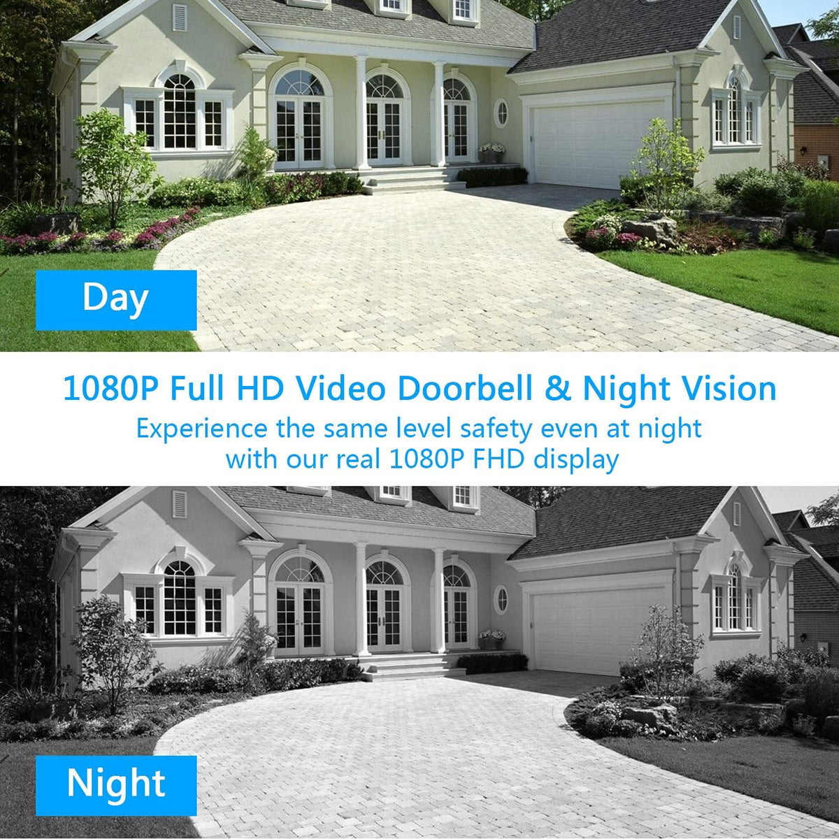 Video Doorbell Camera 1080P Wireless Pack of 2 O66294