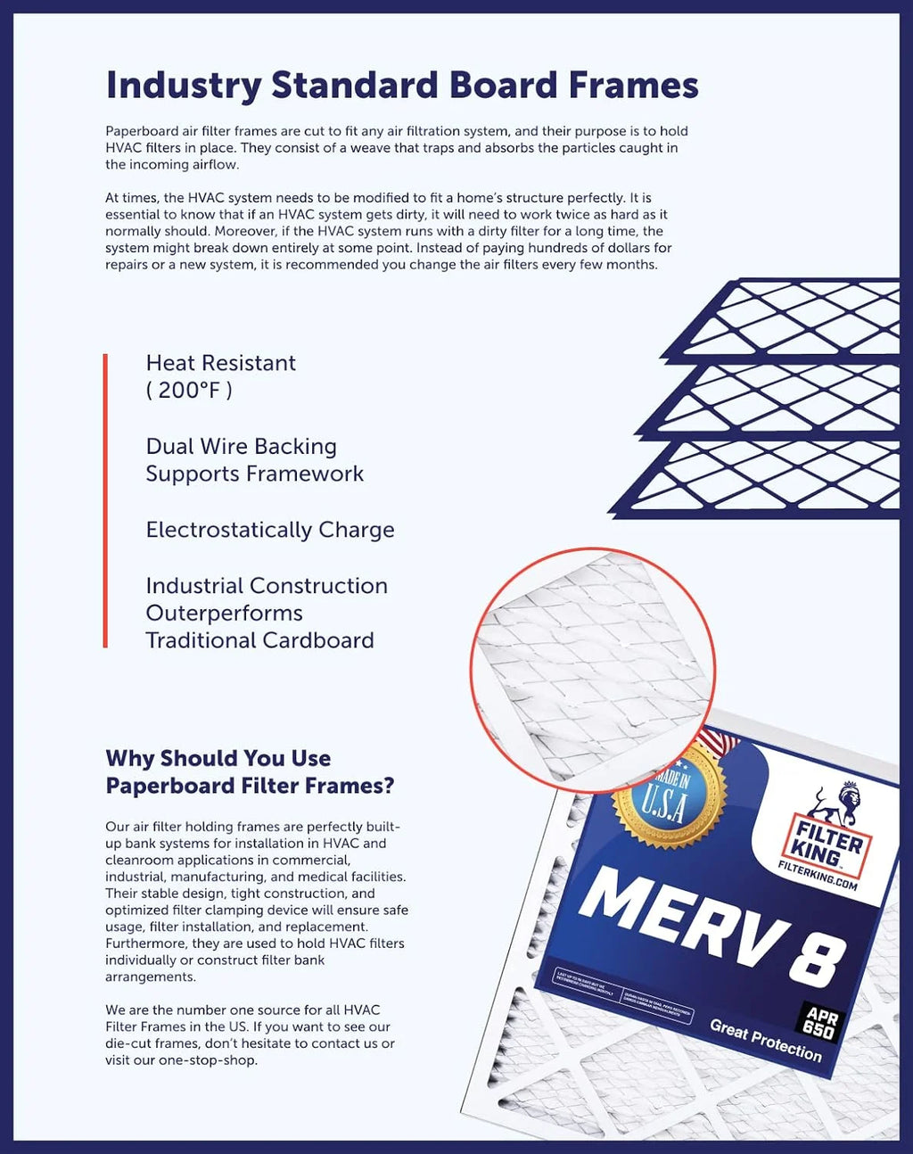 12x66x1 MERV 8 Pleated HVAC Air Filter 4-Pack J2110