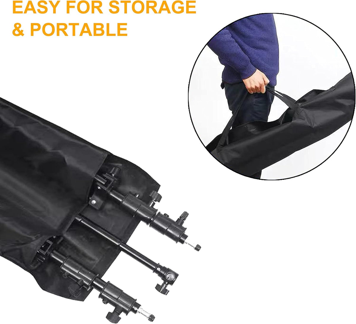 Adjustable Background Stand with Carry Bag T106