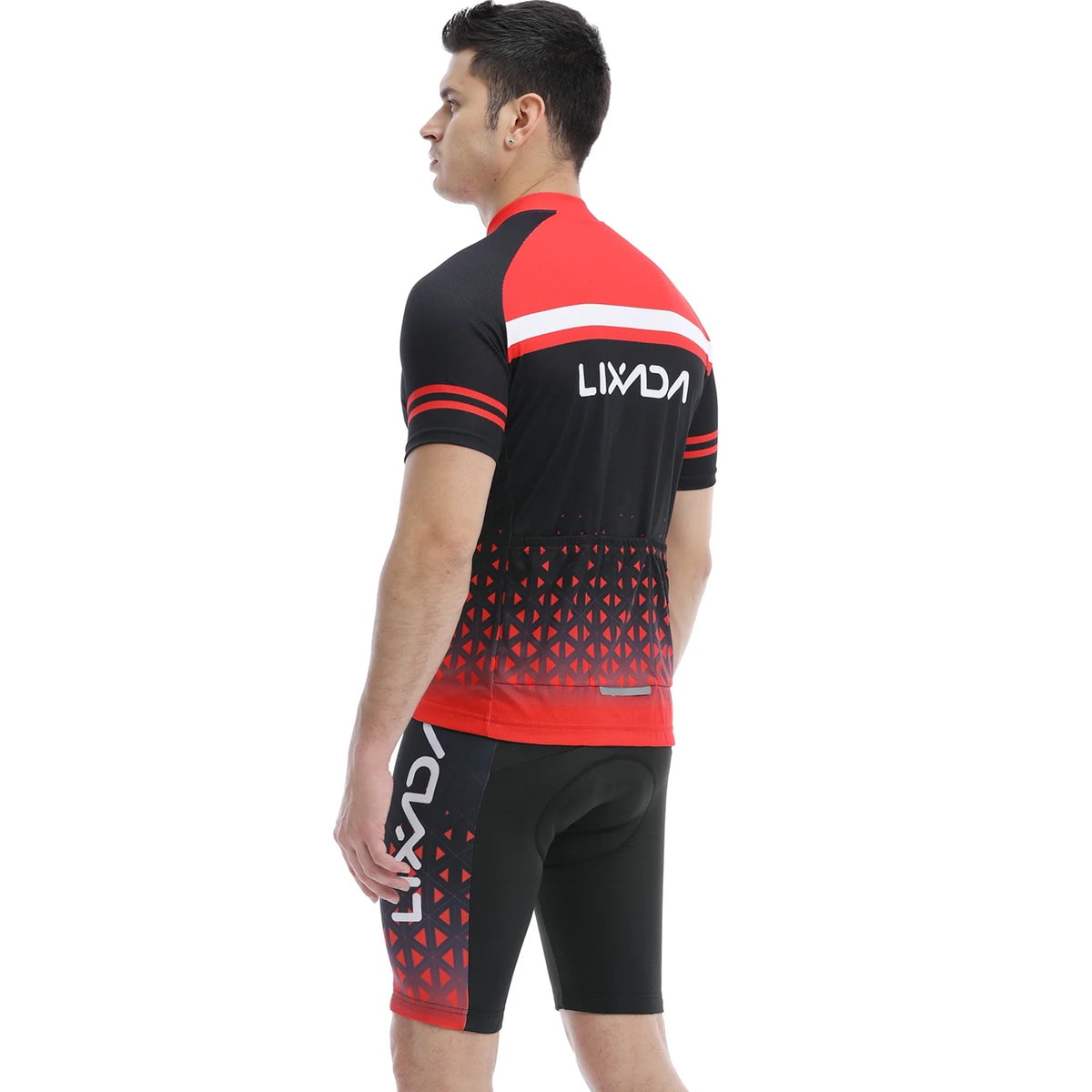 Men Cycling Jersey Set with Padded Shorts V145
