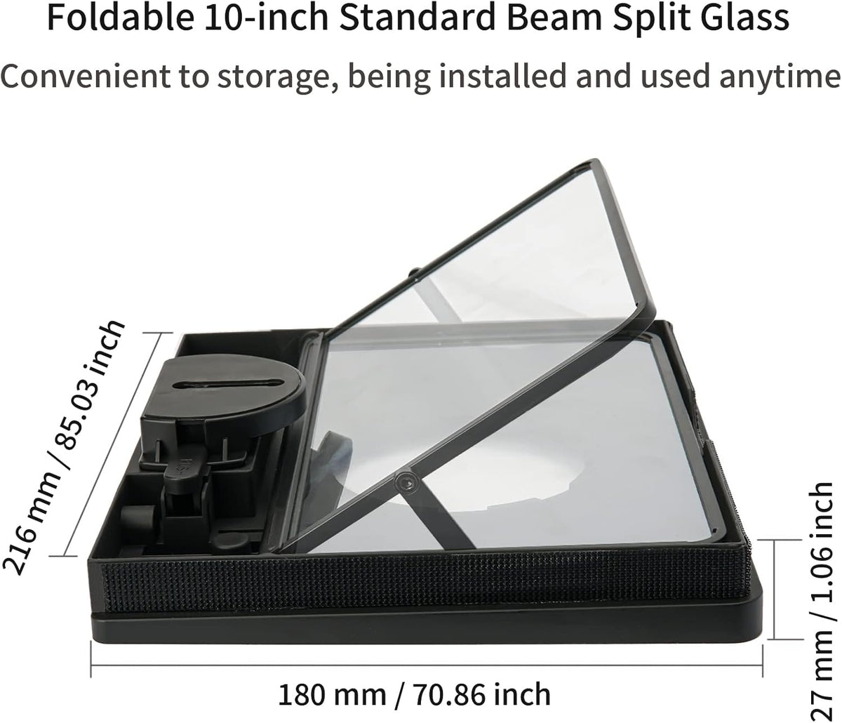 10 Folding Teleprompter for DSLR Smartphone and Tablet T12928