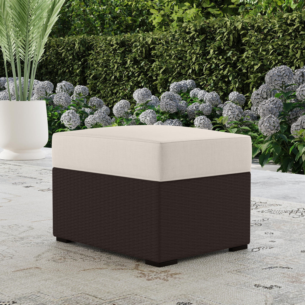Brown Outdoor Ottoman C363890