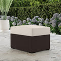 Brown Outdoor Ottoman C363890