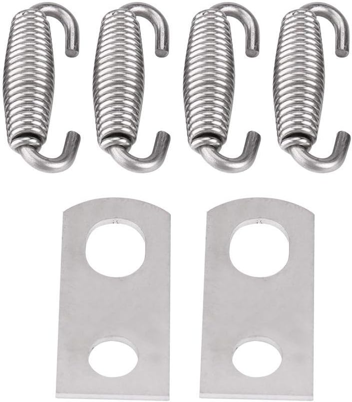 1 Pair 51mm Motorcycle Exhaust Mid-Pipe Link Pipe P170649