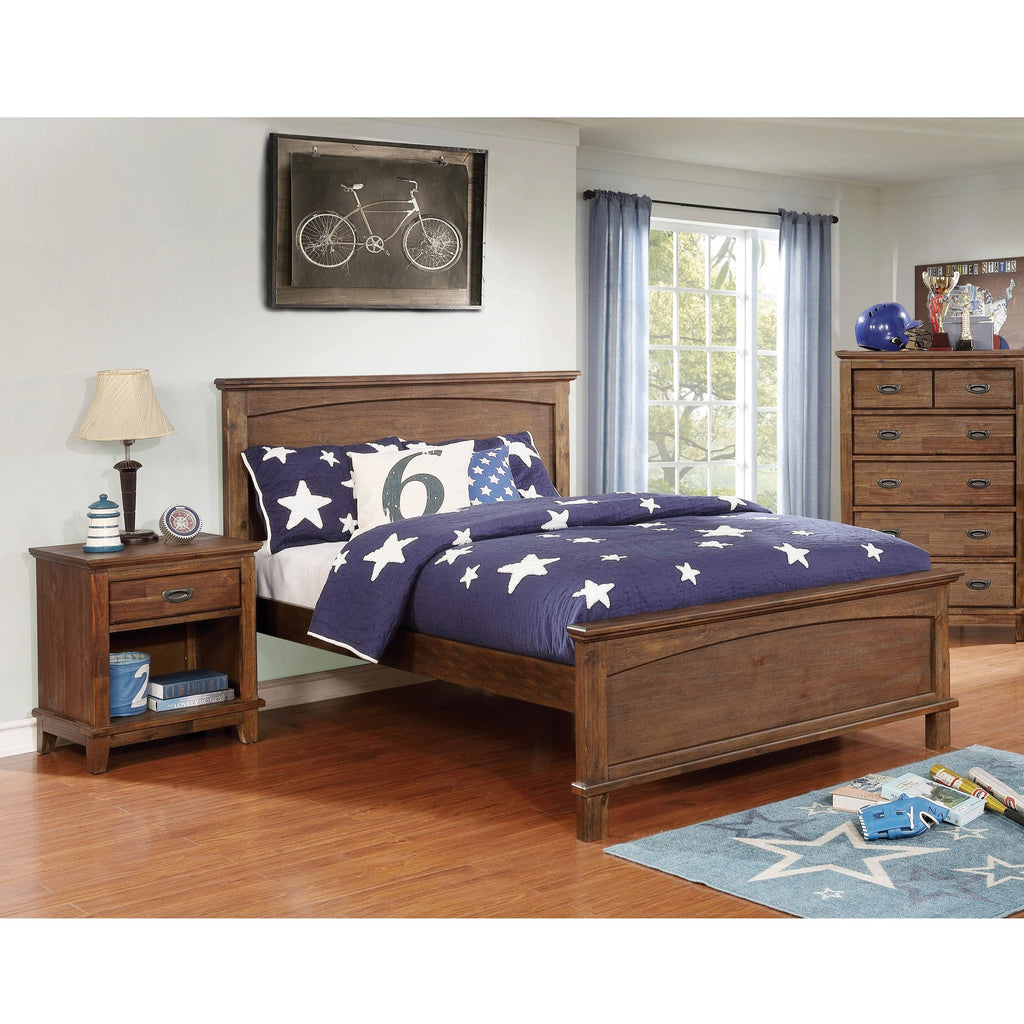 Dark Oak 1-Drawer Nightstand D816499