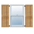 Rough Sawn Western Red Cedar Framed Board-n-Batten Shutters (Per Pair) Z745923