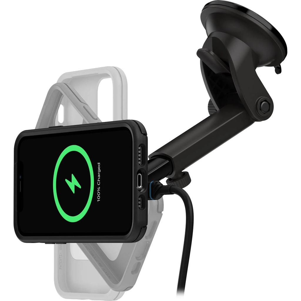 Wireless Charger Car Dash and Windshield Mount R3859