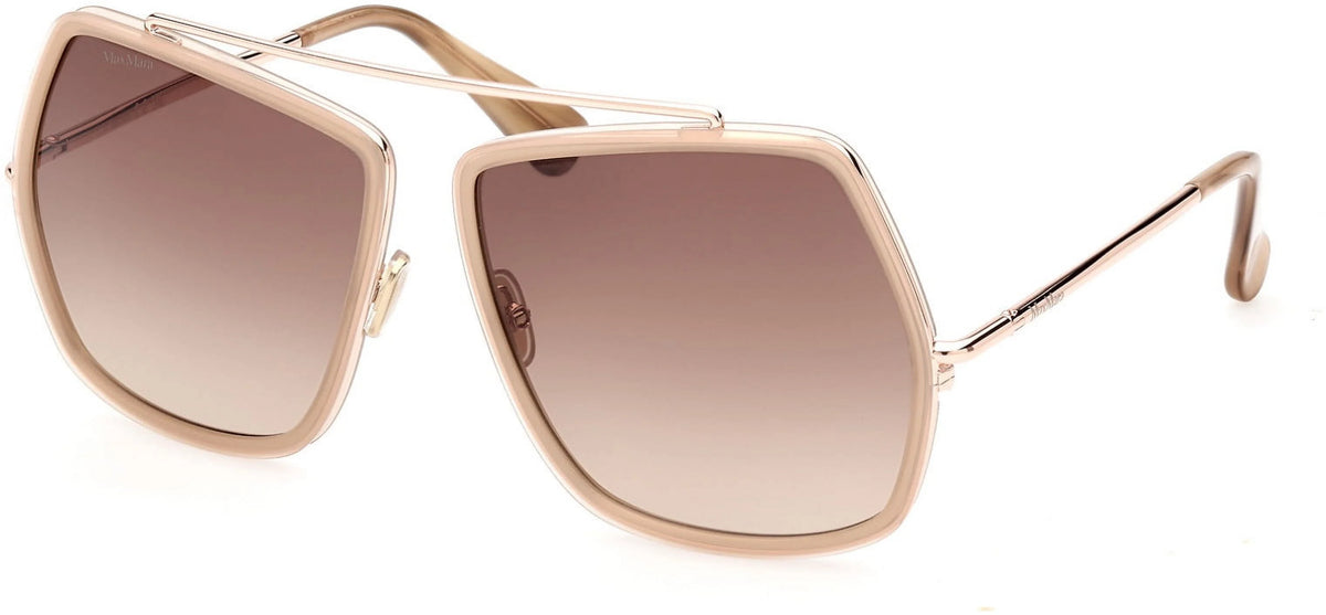Shiny Rose Gold Sunglasses A746