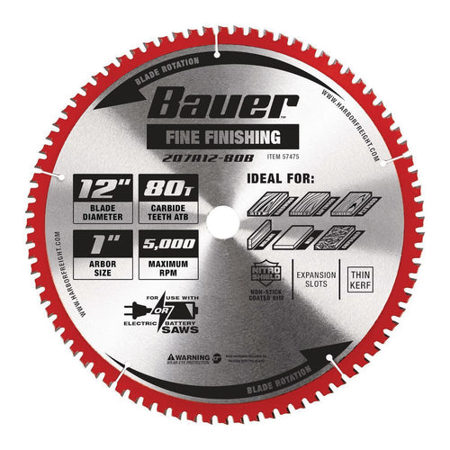 12 in. 80T Circular Saw Blade W5930