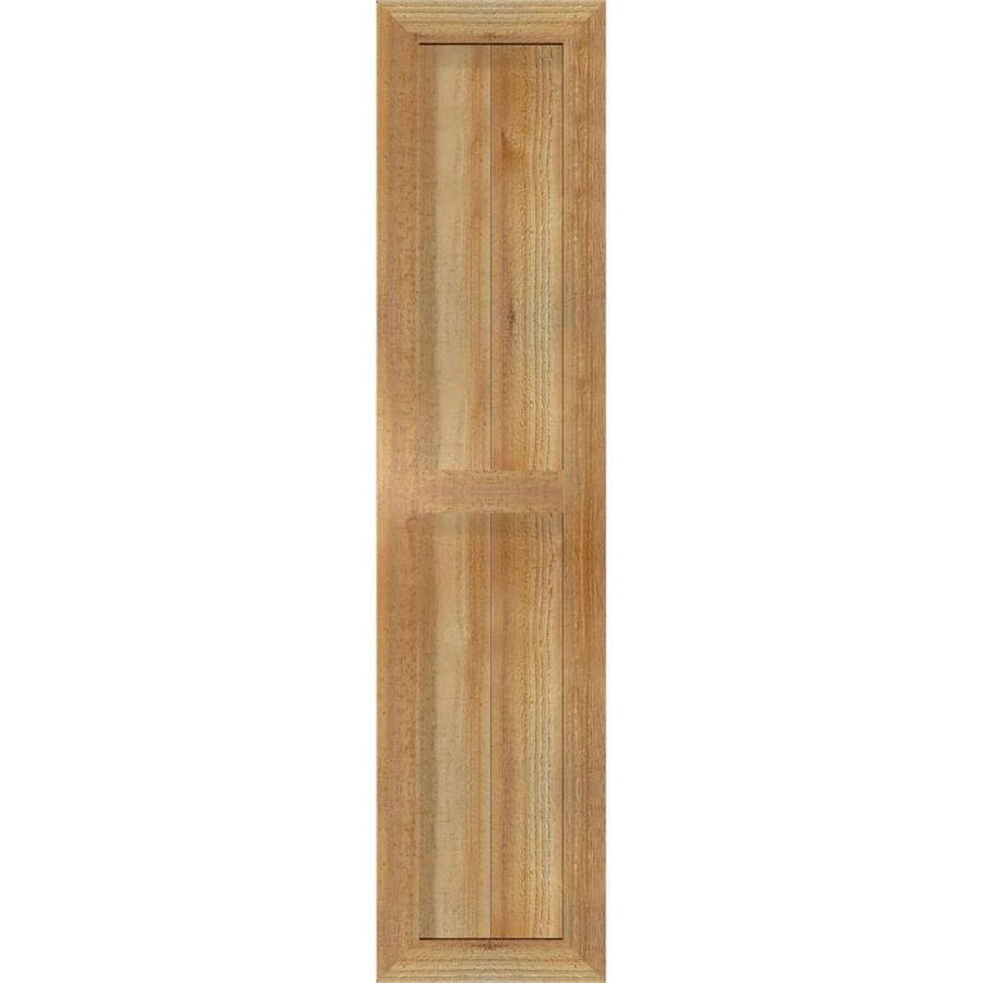 Rough Sawn Western Red Cedar Framed Board-n-Batten Shutters (Per Pair) Z745923