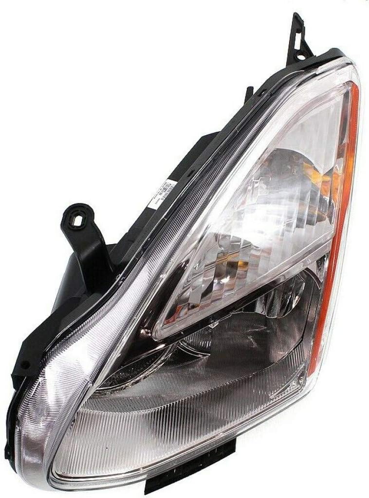Nissan Rogue Headlight Assembly 2009 2010 Driver Side Halogen X5692
