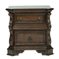 Dark Brown Wood Night Stand Y2918
