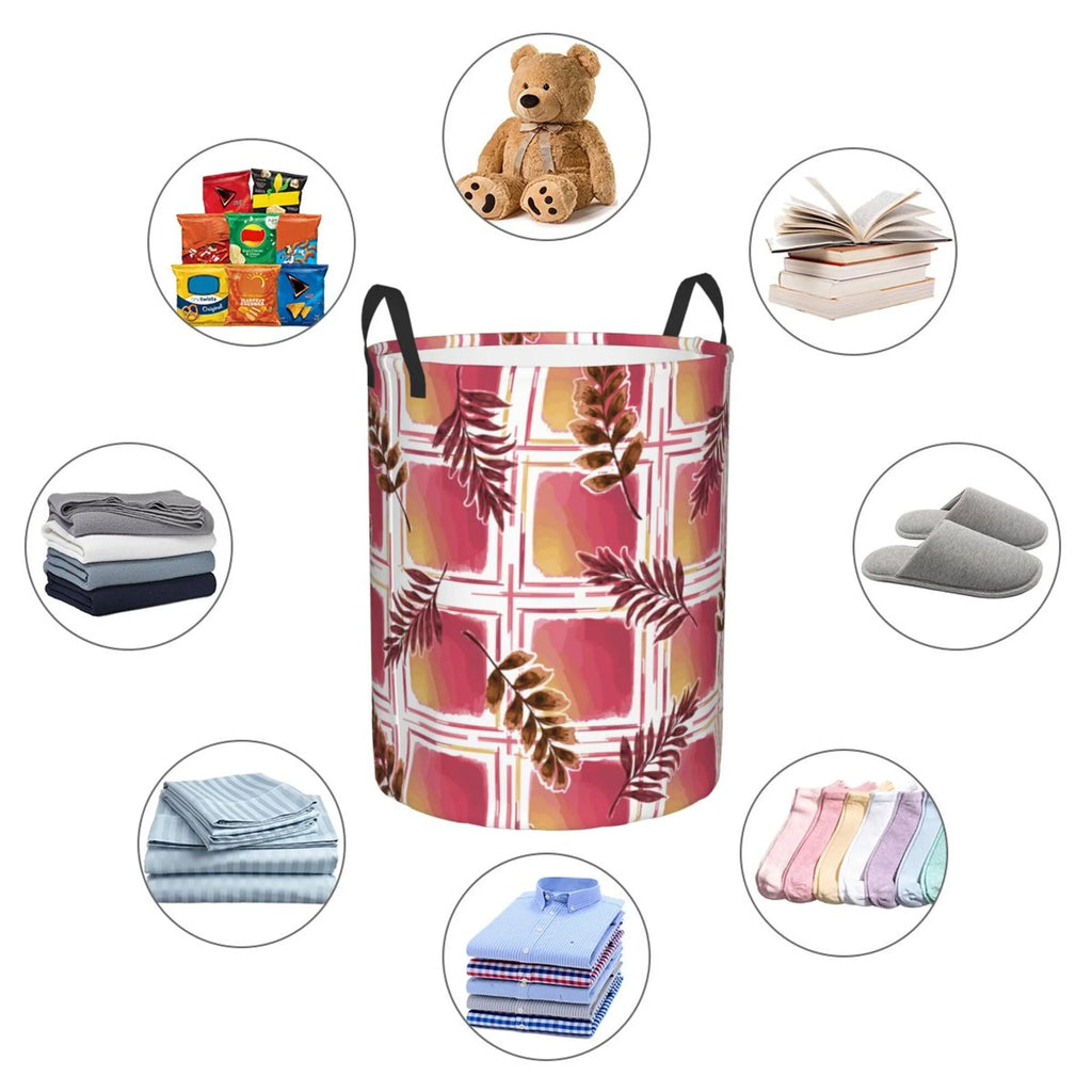 Waterproof Laundry Hamper with Handle Y7469