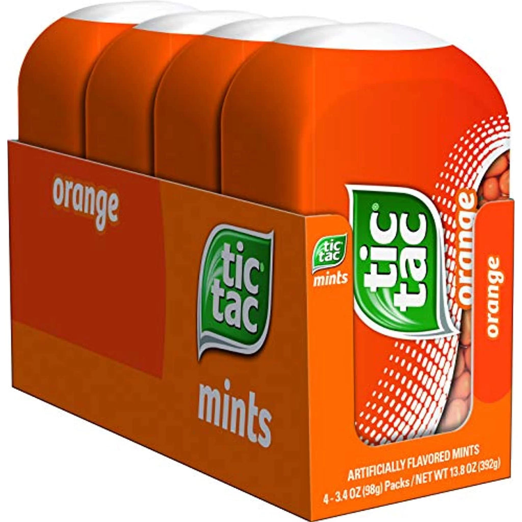 Orange Hard Candy Mints 3.4 Oz 4 Count R257