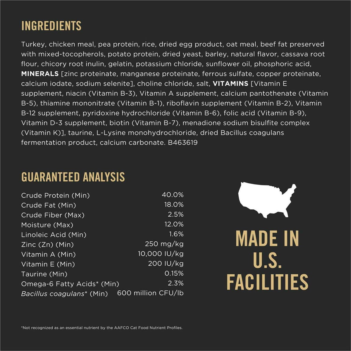 Natural Dry Cat Food Q318