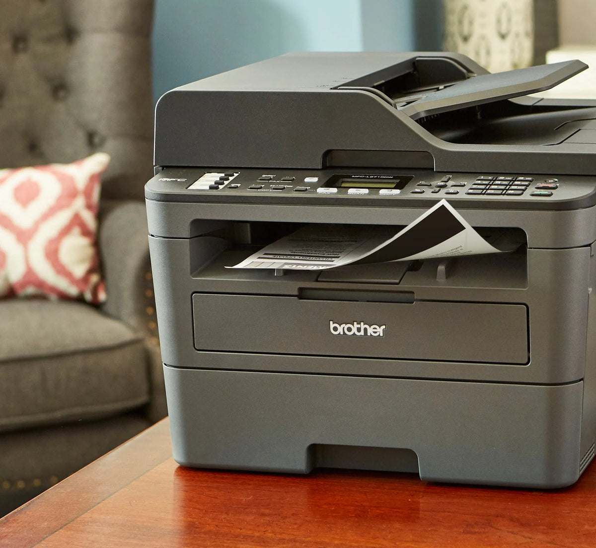 Monochrome Laser All-in-One Printer with Duplex Printing and Wireless Connectivity S9210