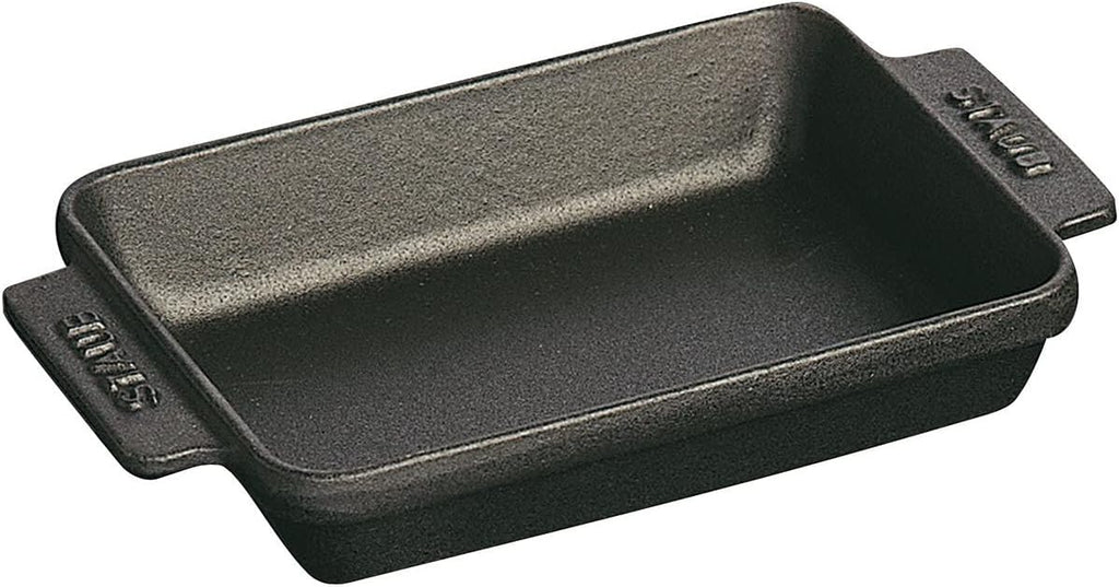 Matte Black Cast Iron Mini Rectangular Baker B427