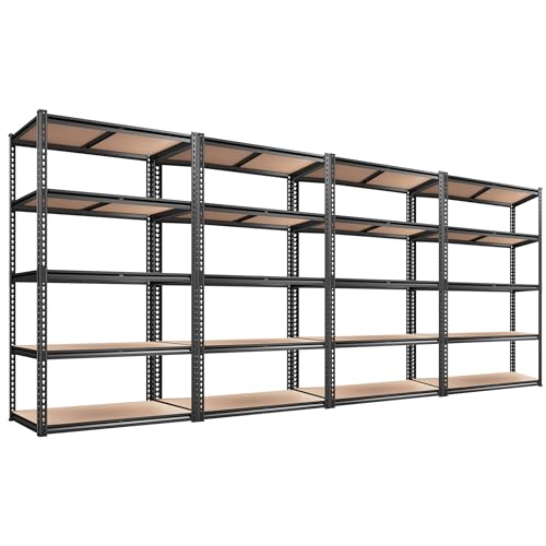 5 Tier Heavy Duty Adjustable Metal Storage Shelves Z3702