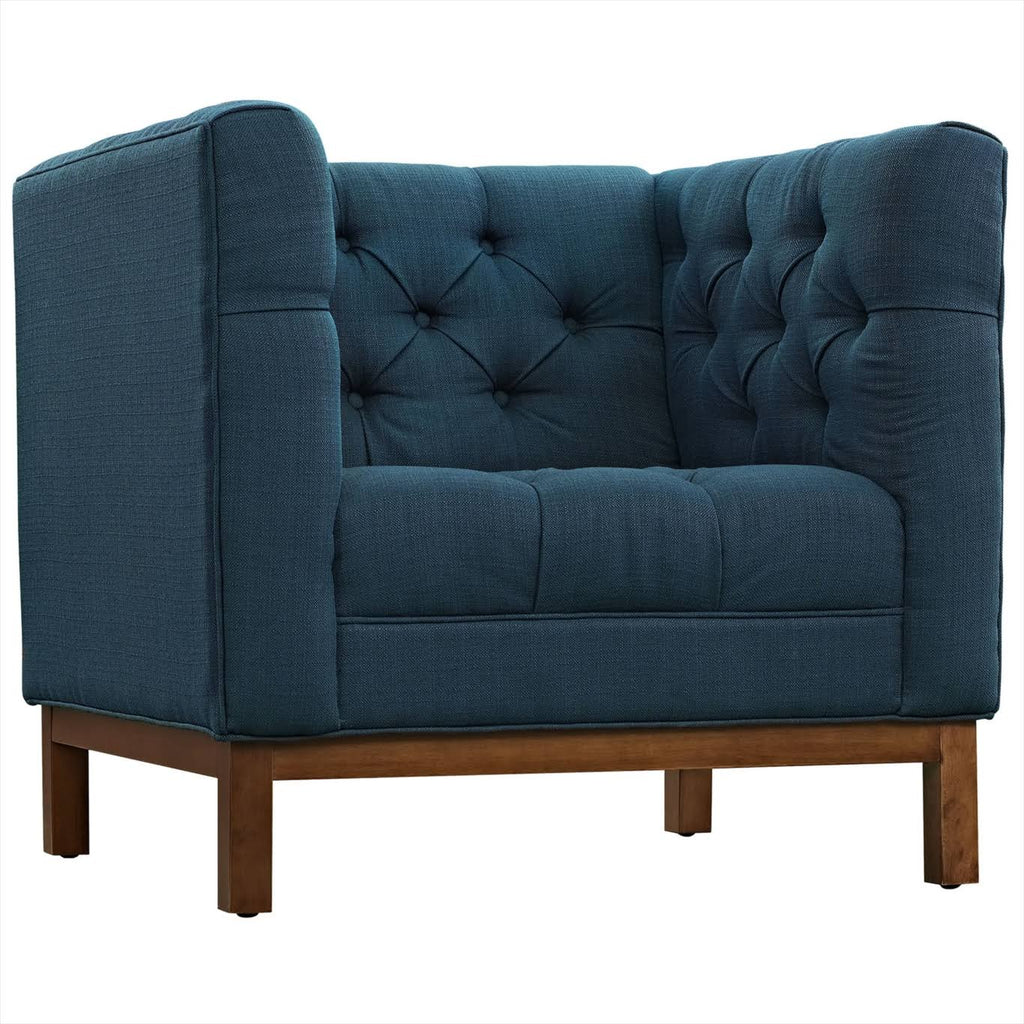 Azure Fabric Armchair B1632