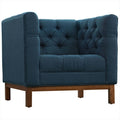 Azure Fabric Armchair B1632