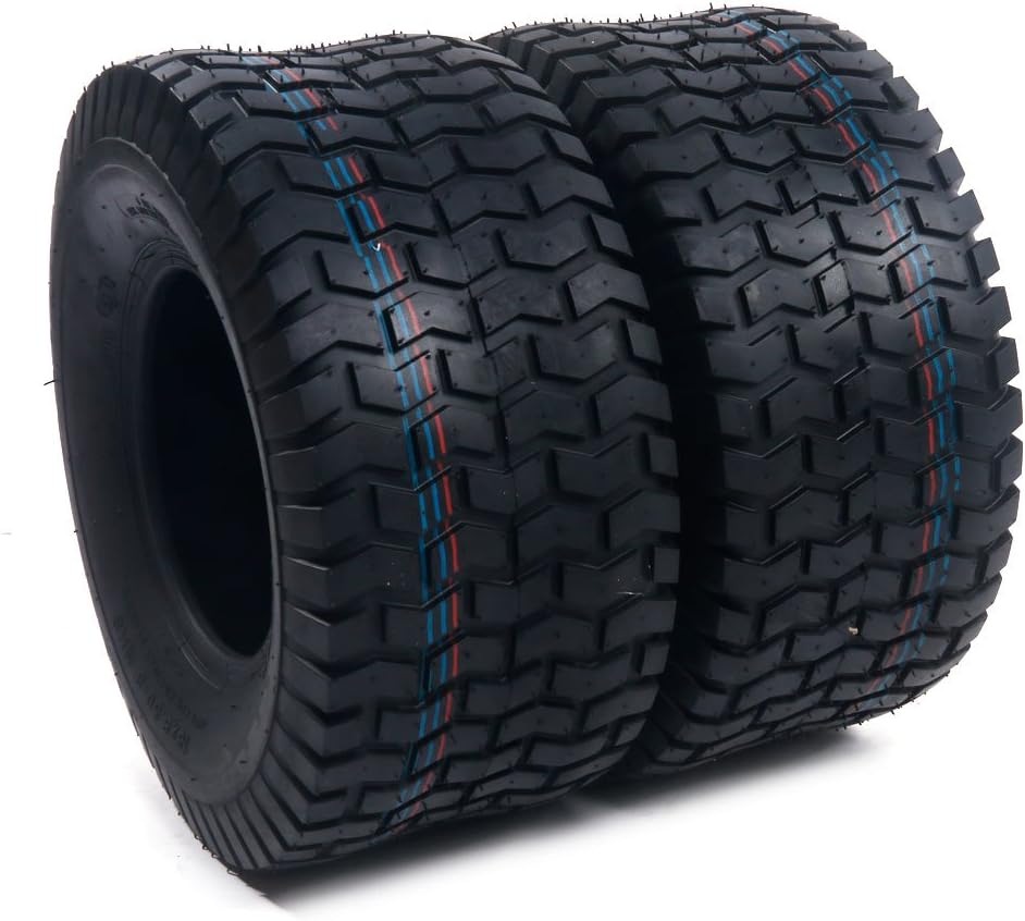 2Pcs 18 x 6.50-8 Tubeless Lawn Mower Tire N5390