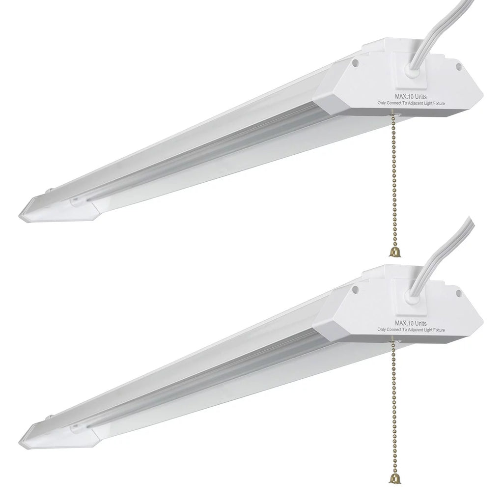 5000 Lumen Aluminum LED 4-Ft. Shop Light (2-Pack) M9735