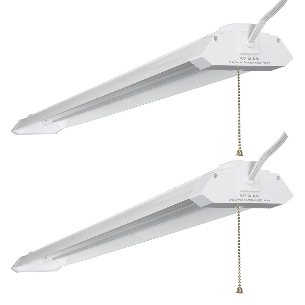 5000 Lumen Aluminum LED 4-Ft. Shop Light (2-Pack) M9735