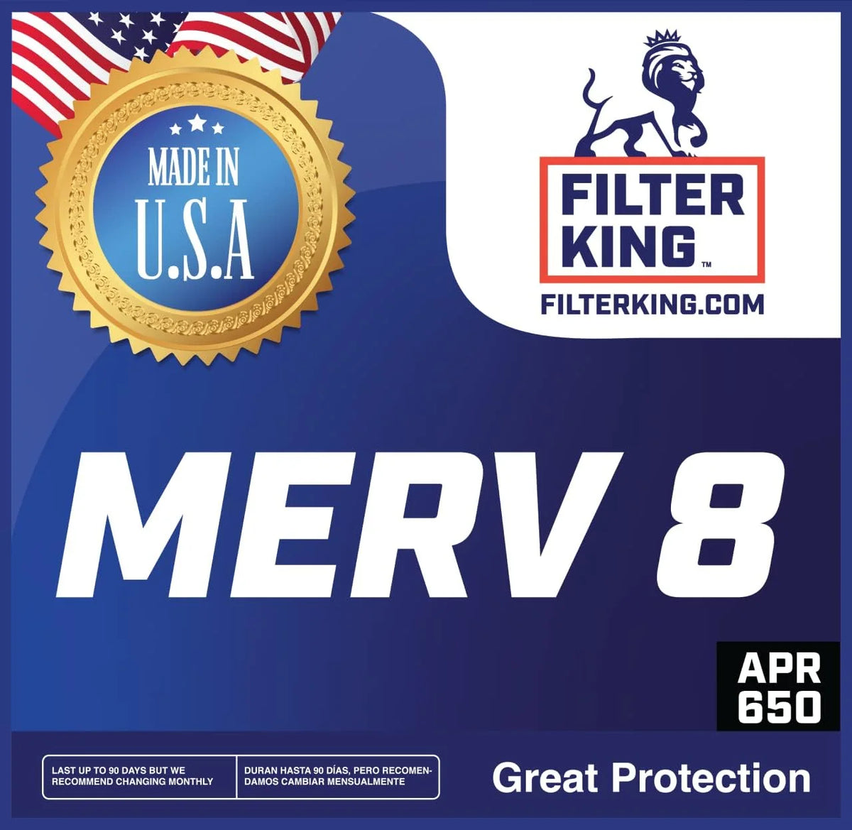 12x66x1 MERV 8 Pleated HVAC Air Filter 4-Pack J2110