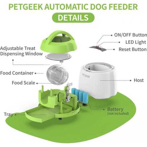 Automatic Pet Feeder Treat Dispenser Dog Toy U35407