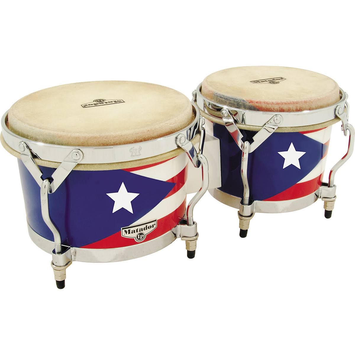 Puerto Rican Flag Bongos V561378
