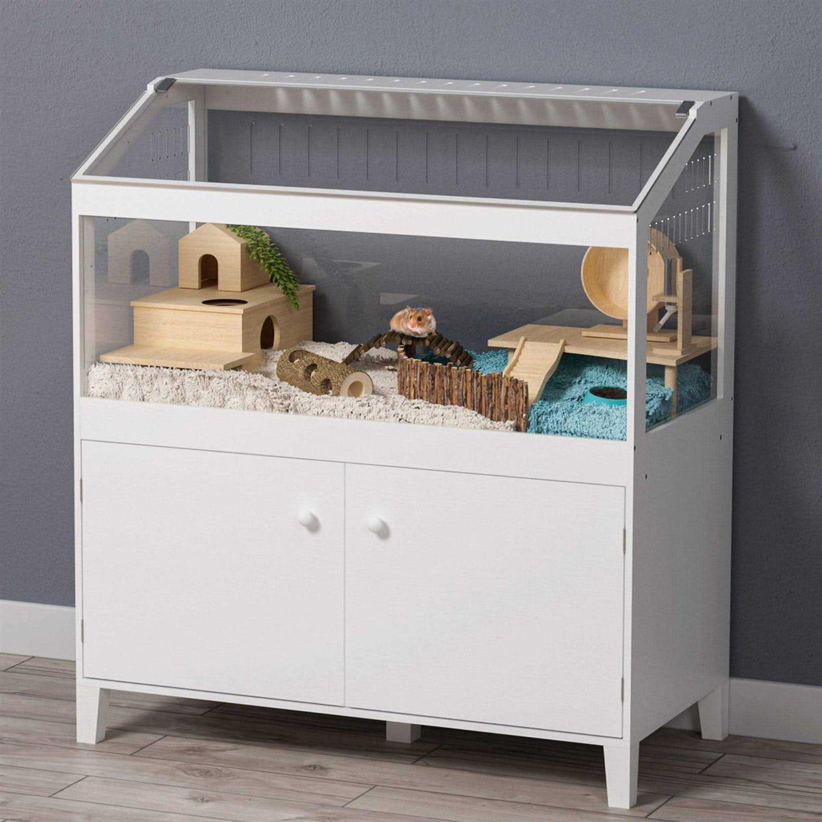 Hamster Cage with Storage Cabinet C507