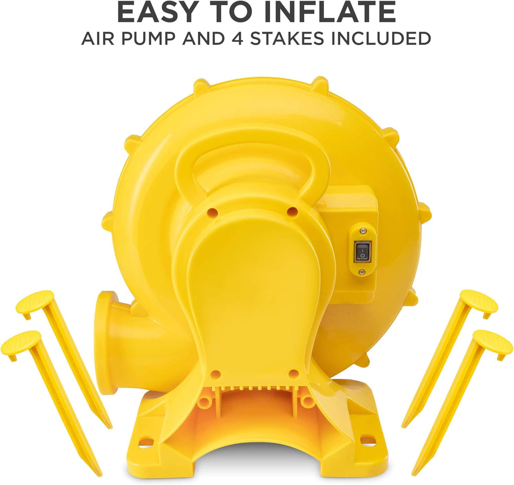 Inflatable Water Slide Park with 2 Slides & Splash Pool Z442