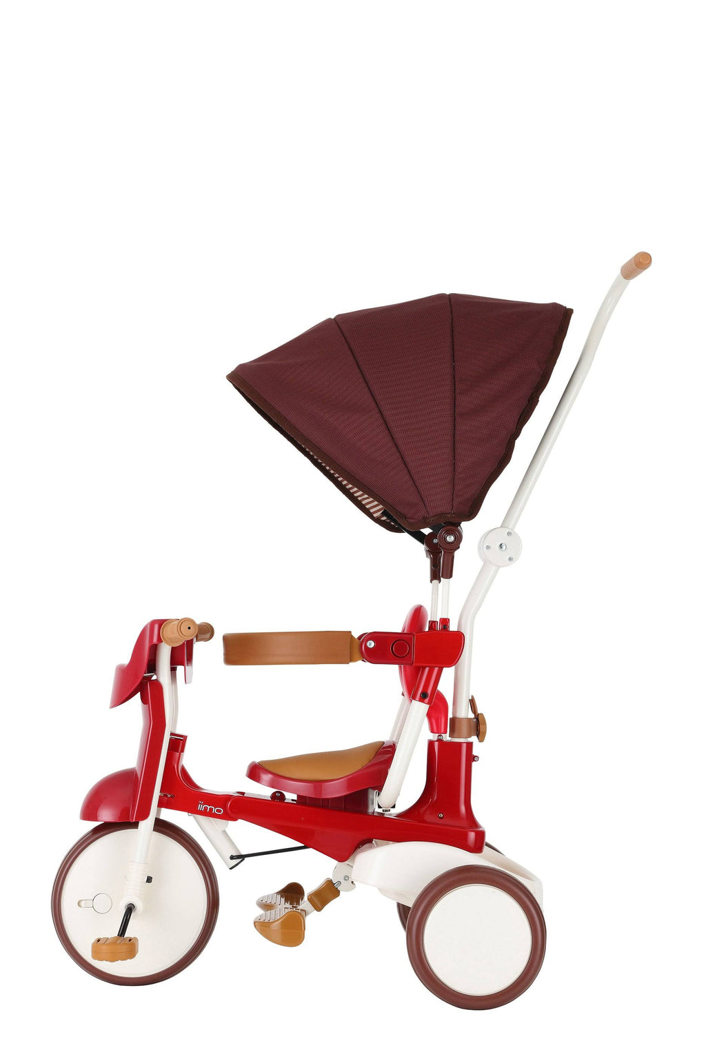 3-in-1 Folding Tricycle with Canopy White F9251