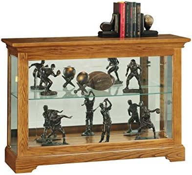 Cherry Bordeaux Finish Glass Curio Cabinet C338