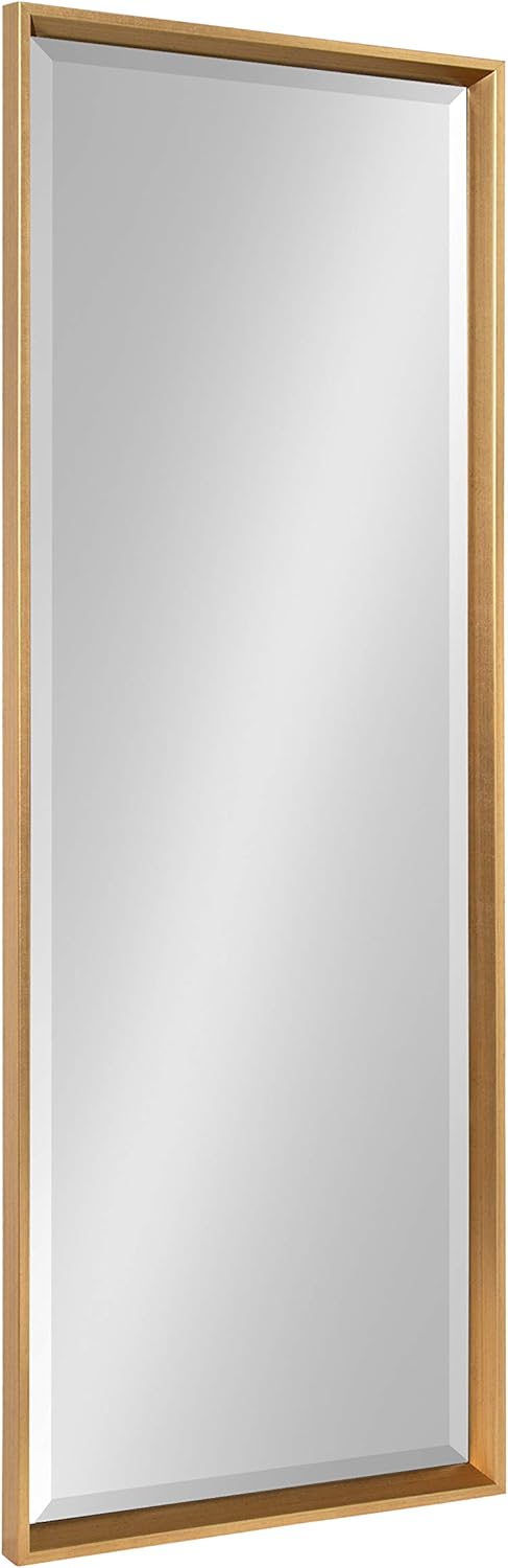 Black Framed Beveled Wall Mirror W6077