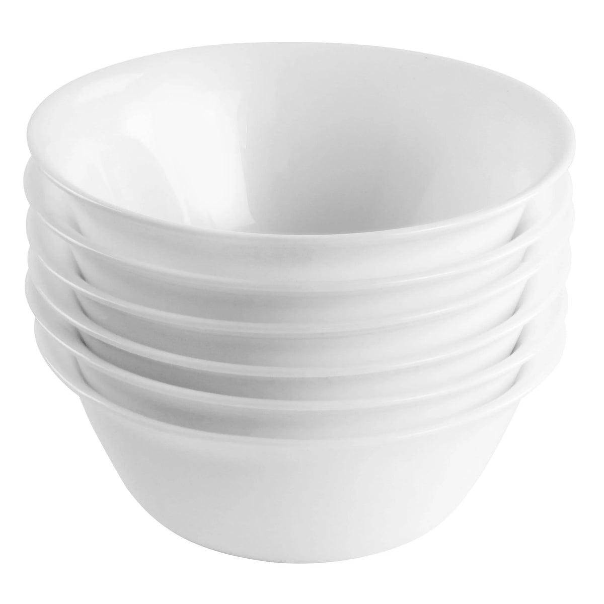 6pc Tempered Opal Glass Dessert Bowl Set X1767