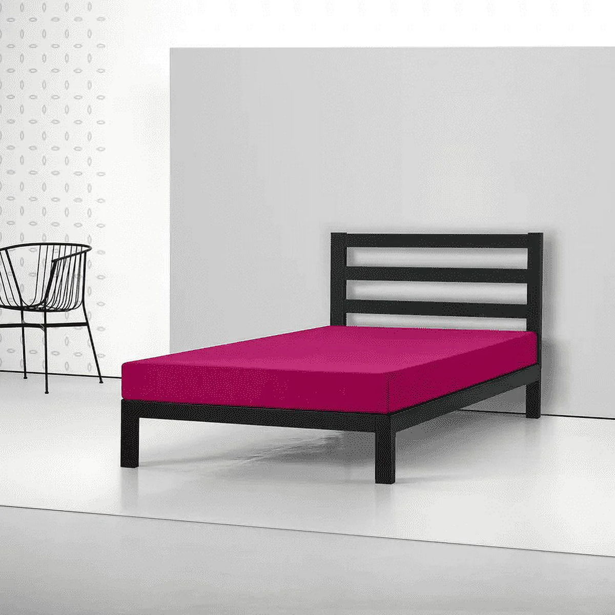 Pink Twin Memory Foam Mattress N8564