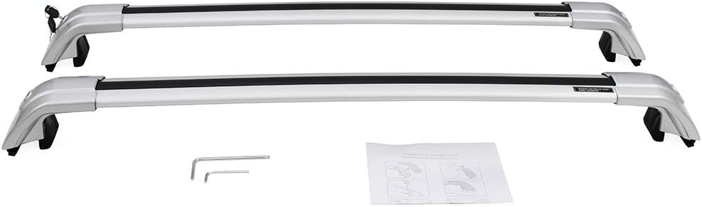 Roof Rack Side Rails Cross Bars for KIA Telluride 2020 2021 2022 (Silver) P874