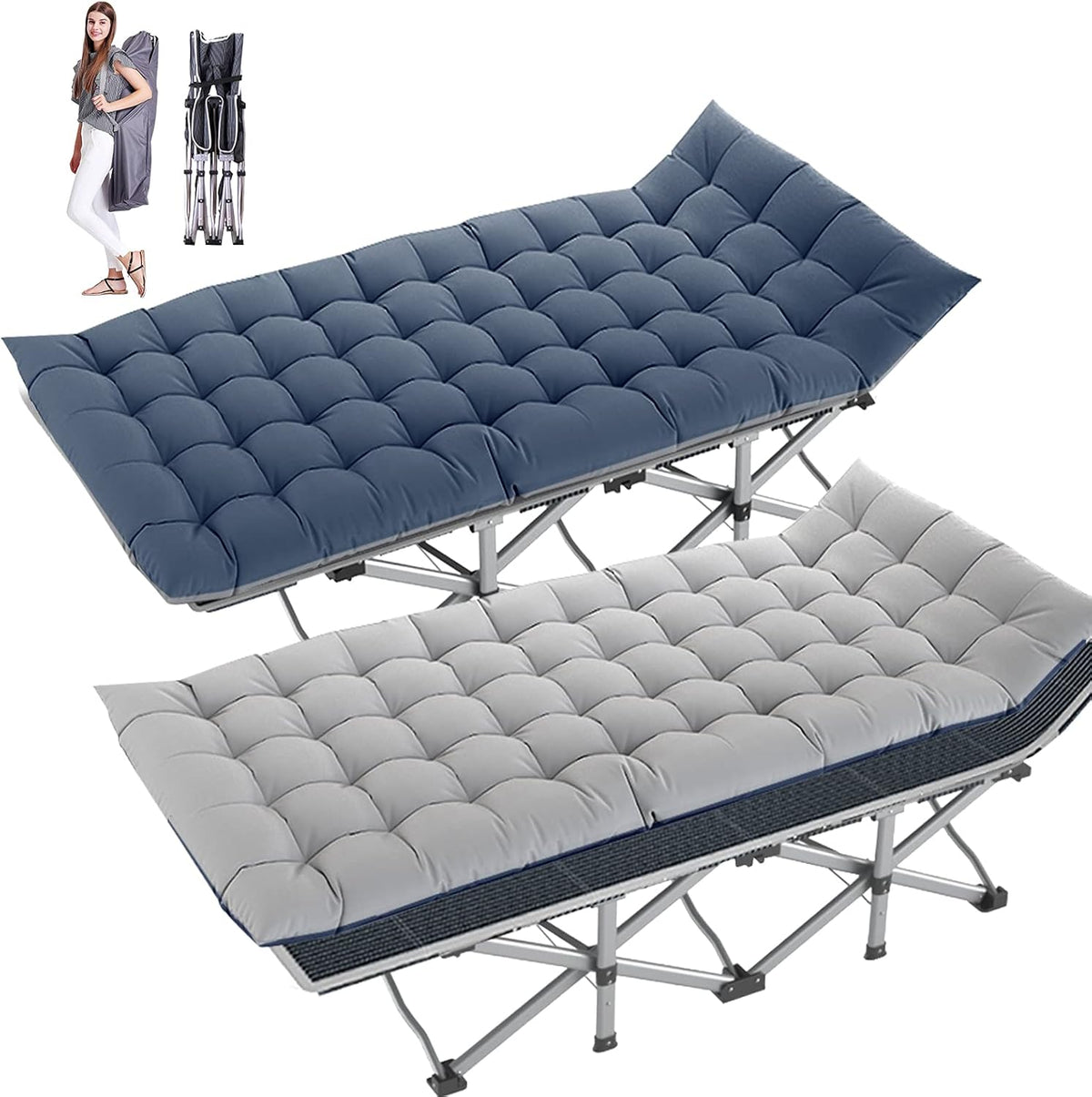 Camping Cot Folding Bed with Carry Bag M3685