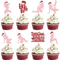 36 PCS Christmas Cupcake Toppers Double Sided Cupcake Picks A534